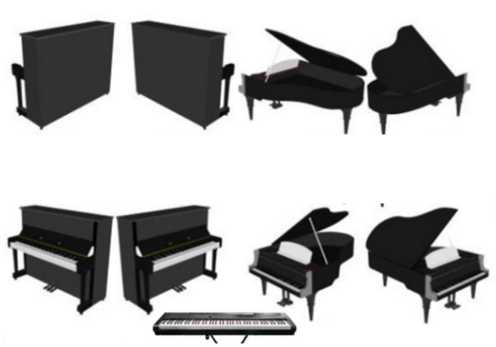 types de piano